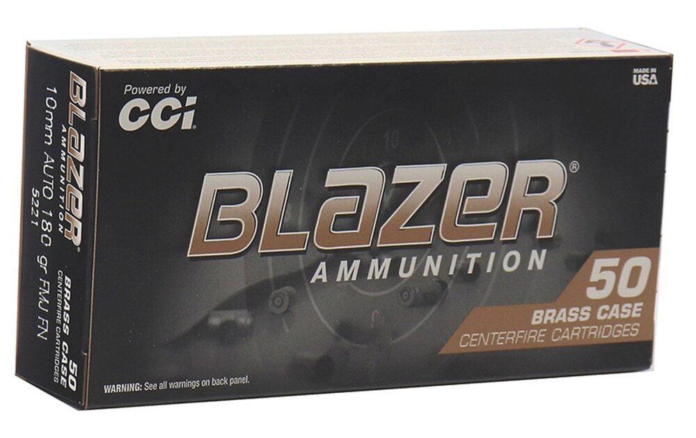 BLAZER BRASS 10MM 180GR FMJ 50RDS BOX