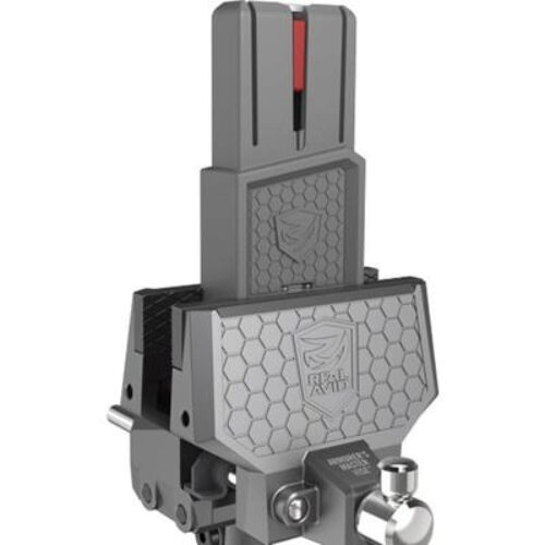 Real Avid AVARAMV Armorer's Master Vice Gray/Red with TORQ-LOK and Reversible Gun-Fit Sleeves
