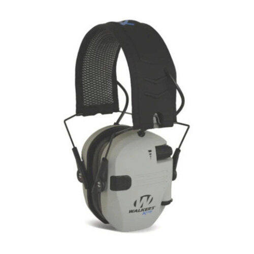 Walker's WPXDRSEMBTGY Razor X-TRM Digital Electronic Muff Polymer 21 dB Over the Head Gray/Black Adult