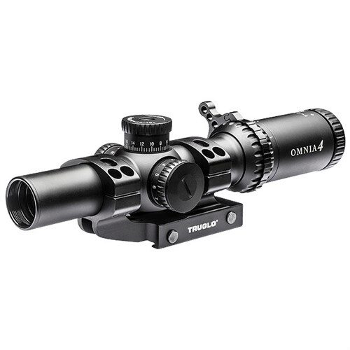 TruGlo TG8516TLR Omnia Tactical Black Anodized 1-6x24mm 30mm Tube Illuminated APTR Reticle
