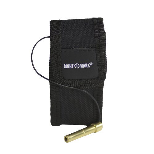 Sightmark SM39021 Boresight  Red Laser for 22 LR Brass Includes Battery Pack & Carrying Case