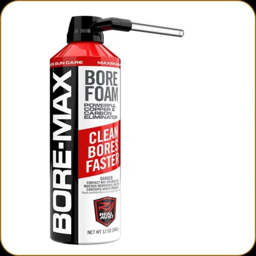 Real Avid AVFBC12A Bore-Max Bore Foam Removes Carbon Build Up 12 oz Aerosol