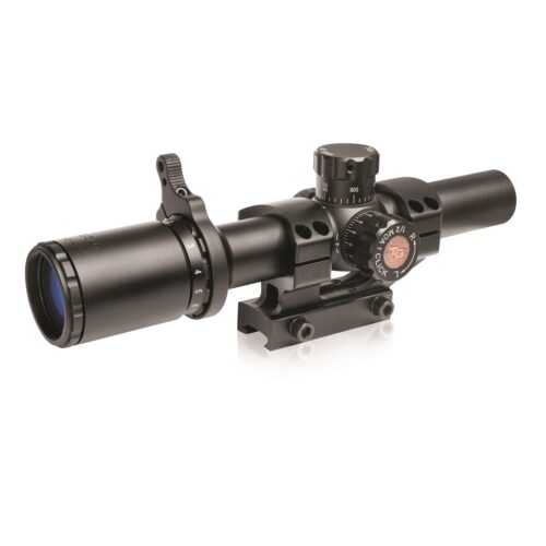 Truglo TG8516TL Tru-Brite 30 1-6x 24mm Objective Wide FOV 30mm Tube Black Matte Finish Illuminated Duplex Mil-Dot