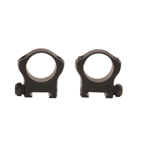 Warne 7214M Mountain Tech Scope Ring Set Fixed For Rifle Picatinny/Weaver Medium 30mm Tube Black Anodized Aluminum