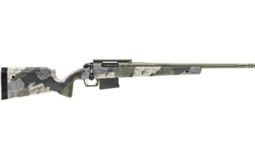 Springfield Armory BAW9206CMG Model 2020 WayPoint  6mm Creedmoor 5+1 Cap 20 Mil-Spec Green Cerakote Rec/Barrel Evergreen Camo Carbon Fiber Hybrid Profile with M-LOK Stock Right Hand (Full Size)