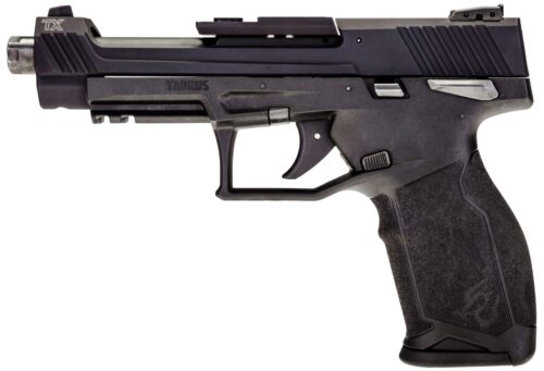 Taurus 1TX22C151 TX22 Competition 22 LR 16+1 5.25 Overall Black Steel/Threaded Barrel, Hard Coat Anodized Aluminum/Optic Cut/Serrated Slide & Polymer Frame w/Picatinny Rail w/Polymer Grips