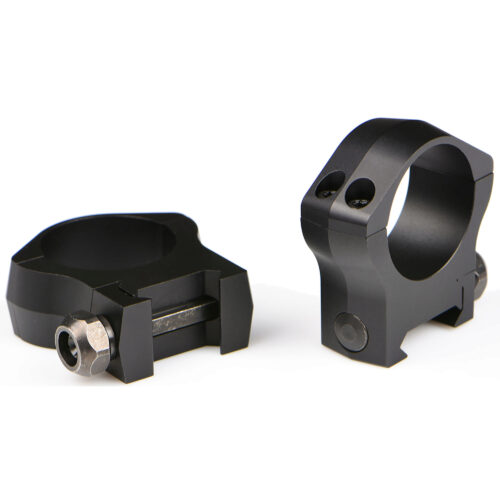 Warne 7244M Mountain Tech Scope Ring Set Fixed For MSR Picatinny/Weaver Ultra High 35mm Tube Black Anodized Aluminum