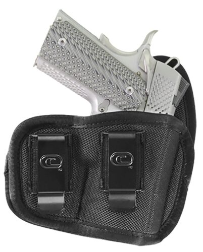 Crossfire Shooting Gear CRFCYCLSA1C3R The Cyclone  IWB/OWB Size 03 Black Foam Laminate Belt Clip Fits Compact 3-3.50 Barrel Right Hand Crossfire Shooting Gear CRFCYCLSA1C3R The Cyclone  IWB/OWB Size 03 Black Foam Laminate Belt Clip Fits Compact 3-3.50 Barrel Right Hand