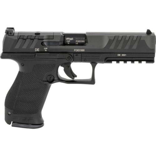Walther Arms 2858169 PDP Compact Optic Ready 9mm Luger 5 10+1 Black Polymer Frame Black Steel Slide Performance Duty Textured Black Polymer Grip