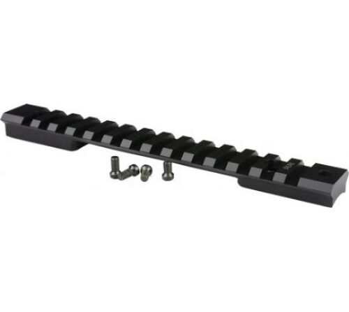 Warne 765420MOA Weatherby Mark V Mag 9 Lug Mountain Tech Black Anodized  20 MOA