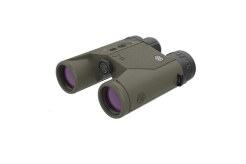 Sig Sauer Electro-Optics SOK6K104 KILO6K HD Binocular Rangefinder OD Green 10x32mm 6000 yds Max Distance Segmented OLED Display