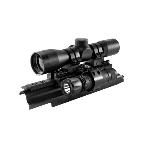 NcStar SC430B Tactical  Black Hardcoat Anodized Black 4x30mm 1 Tube P4 Sniper Reticle