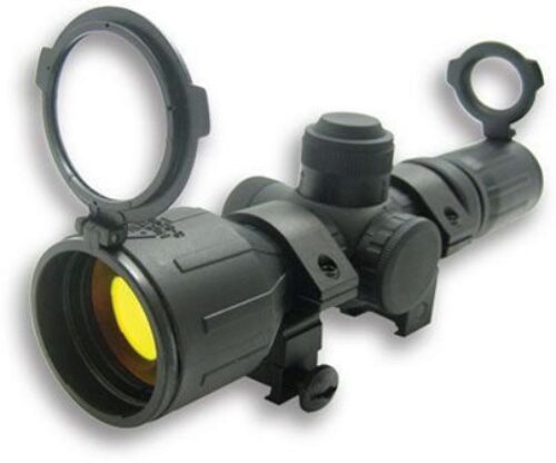 NcStar SEECR3942R Tactical Compact Black Hardcoat Anodized 3-9x42mm 30mm Tube Illuminated P4 Sniper Reticle