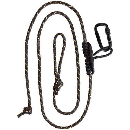 Muddy MUDMSA070 Safety Harness Lineman's Rope Black Nylon