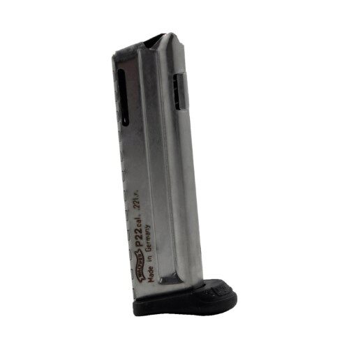 Walther Arms 512604 P22  Black Detachable with Finger Rest 10rd for 22 LR Walther P22Q Walther Arms 512604 P22  Black Detachable with Finger Rest 10rd for 22 LR Walther P22Q