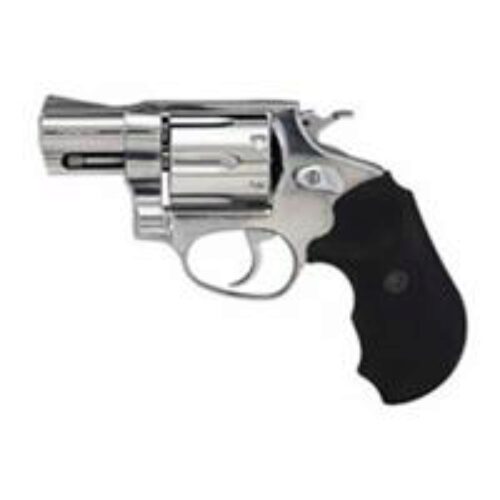 Taurus 2-905029 905  9mm Luger Caliber with 2 Barrel, 5rd Capacity Cylinder, Overall Matte Finish Stainless Steel, Finger Grooved Black Rubber Grip & Fixed Sights