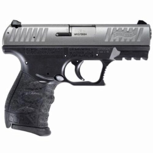 Walther Arms 5082501 CCP M2 380 ACP 8+1 3.54 Barrel, Black Finish Picatinny Rail Frame, Serrated Sliver Stainless Steel Slide & Finger Grooved Polymer Grip