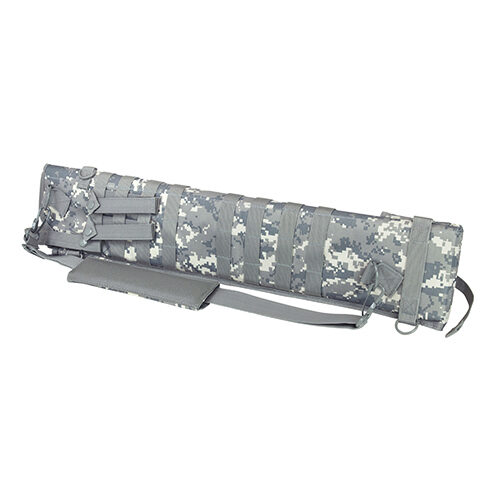 NcStar CVSCB2917D VISM Shotgun Scabbard made of 600D PVC with Digital Camouflauge Finish, MOLLE Webbing, D-Ring, 4 PAL Straps & Adjustable Retention Strap 29-34.75 L