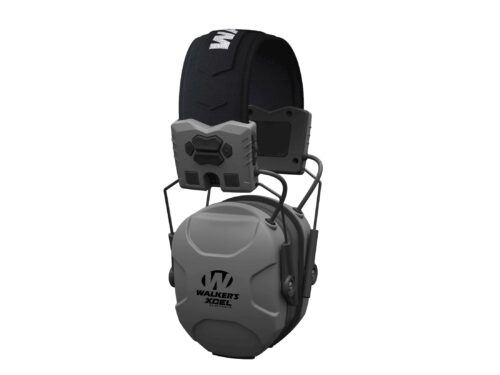 Walker's GWPXSEMBT XCEL Advanced Digital Muff Polymer 26 dB Over the Head Gray/Black Adult