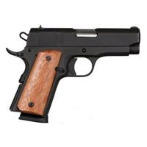 Rock Island 51416 GI Standard CS *CA Compliant 45 ACP Caliber with 3.50 Barrel, 7+1 Capacity, Overall Black Parkerized Finish Steel, Beavertail Frame, Serrated Slide & Wood Grip
