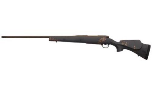 Weatherby MCU03N240WR6B Mark V Camilla Ultra Lightweight 240 Wthby Mag 4+1 Cap 24 Midnight Bronze Cerakote Rec/Barrel Black with Smoke & Gold Sponge Accents Monte Carlo Stock Right Hand (Compact)