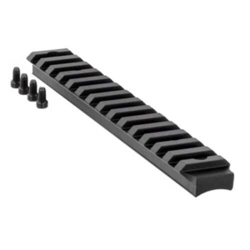 Ruger 90672 Ruger American Rifle Picatinny Scope Base Rail  Black Anodized