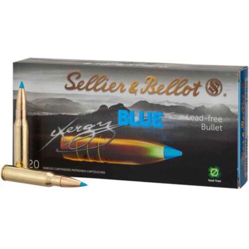 Sellier & Bellot SB308XA eXergy  308 Win 165 gr TAC-EX-Blue 20 Per Box/ 12 Cs