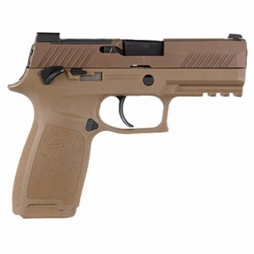 Sig Sauer 320CA9M18BS10 P320 M18 9mm Luger 3.90 10+1 Coyote PVD Coyote Polymer Grip