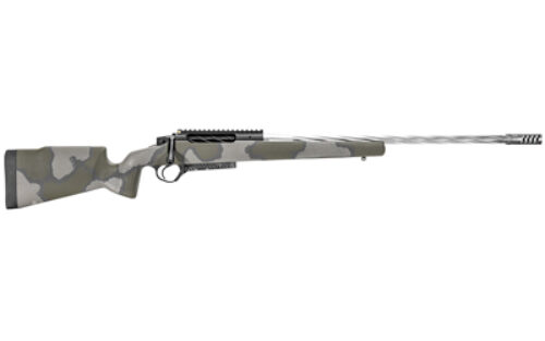 Seekins Precision 0011710079 Havak Element  300 Win Mag Caliber with 3+1 Capacity, 21 Stainless Fluted Barrel, Black Hard Coat Anodized Rec, Digital Camo Stock Right Hand
