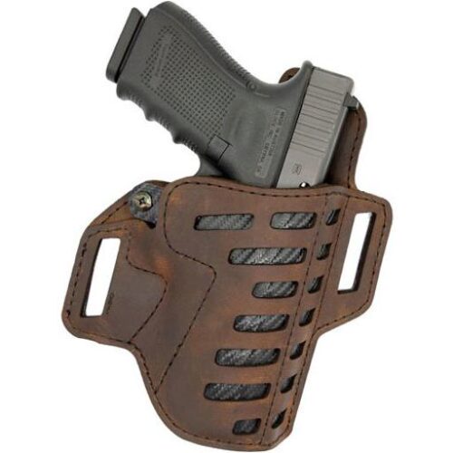 Versacarry C221365 Compound  OWB Size 365 Distressed Brown Leather Belt Slide Fits Sig P365 Right Hand