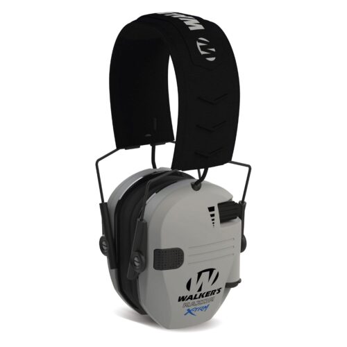 Walker's GWPXDRSEMG Razor PRO Digital Electronic Muff Polymer 23 dB Over the Head Gray/Black