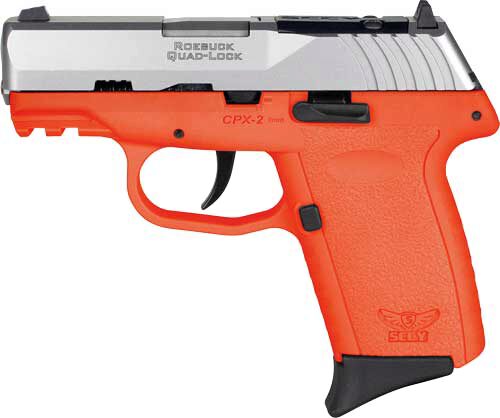 SCCY Industries CPX2TTORRDRG3 CPX-2 Gen3 RD 9mm Luger 10+1 3.10 Orange Polymer w/Picatinny Rail Serrated Stainless Steel Slide Orange Polymer Grip