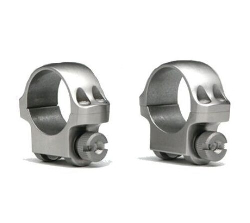 Ruger 90293 3KTG Scope Ring For Rifle M77 Hawkeye African Low 1 Tube Target Gray Stainless Steel