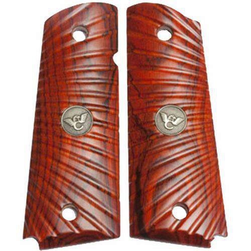 Wilson Combat 351MFS Side Panel Grips Full Size Starburst Cocobolo