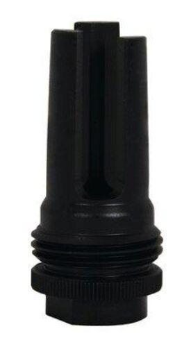 SilencerCo AC1562 ASR Flash Hider Black Steel with 1/2-36 tpi Threads for 9mm