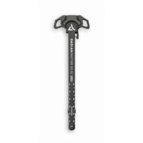 Radian Weapons R0278 Raptor SD-SL Ambi Charging Handle, Black, Slim Line Handles, Gas Ported Shaft, Fits Mil-Spec AR-15/M16 Platform