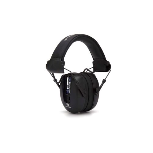 Pyramex VGPME10 Venture Gear Clandestine Electronic Muff 24 dB Over the Head Black Adult 1 Pair