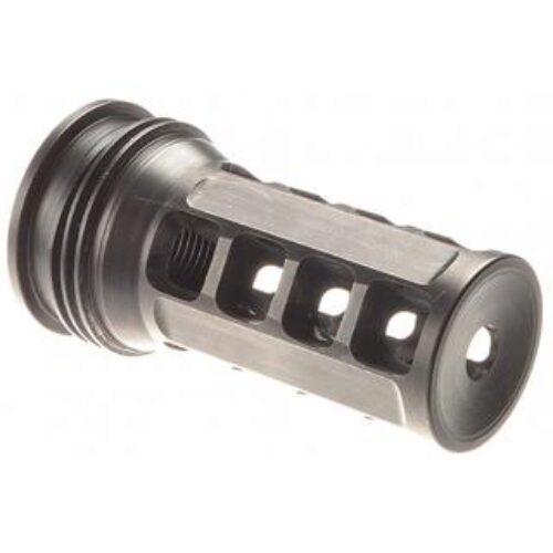 Huxwrx 1574 QD 762 Muzzle Brake Black with 5/8-24 tpi Threads, 2.30 OAL & 1.20 Diameter for 30 Cal AR-Platform