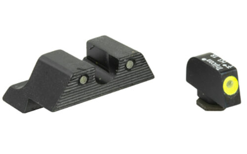 Trijicon 600835 HD XR Night Sights- Glock Standard Frames  Black | Green Tritium Yellow Outline Front Sight Green Tritium Black Outline Rear Sight