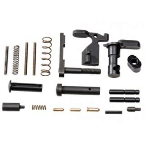 Rise Armament 12003 Lower Parts Kit  (No Fire Control Group) Black for AR-15
