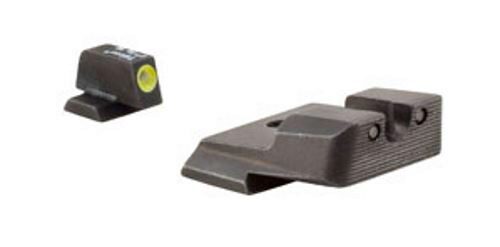 Trijicon 600850 HD XR Night Sights- Smith & Wesson M&P/SD9/SD40  Black | Green Tritium Yellow Outline Front Sight Green Tritium Black Outline Rear Sight