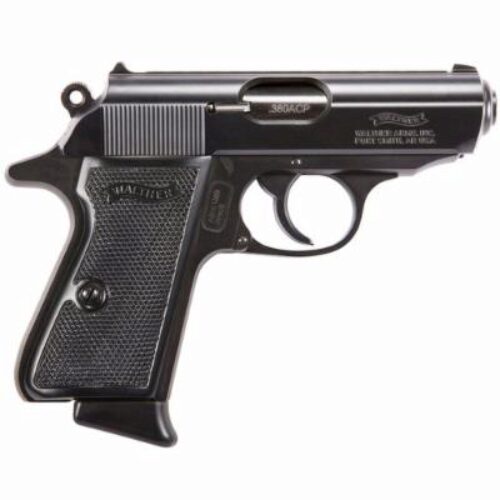 Walther Arms 4796006 PPK/S  380 ACP 7+1 3.30 Barrel, Overall Black Finish Zinc Alloy, Beavertail Frame, Serrated Slide, Long Black Polymer Grip
