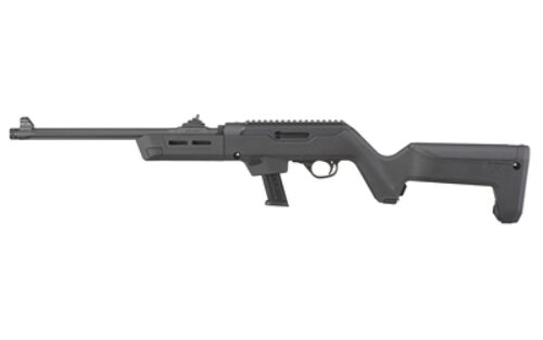 Ruger 19130 PC Carbine  9mm Luger 17+1 16.10 Threaded/Fluted Barrel, Type III Hard Coat Anodized Aluminum Alloy Receiver, Stealth Gray Magpul PC Backpacker Stock, Optics Ready