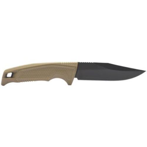 S.O.G SOG17220357 Recondo FX 4.60 Fixed Plain Satin TiNi Full Tang Cryo 440C SS Blade/ FDE Overmolded GRN Handle