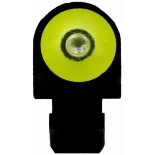 XS Sights RV0003N3Y Big Dot Revolver Front Sight- Smith & Wesson  Black | Green Tritium Yellow Outline Front Sight