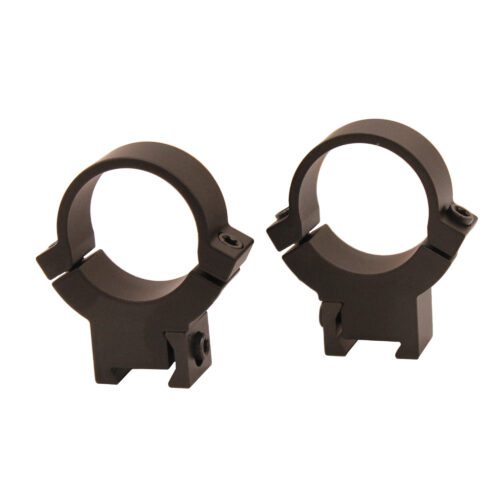Warne 722M Maxima Scope Ring Set Fixed For Rimfire Rifles Dovetail High 1 Tube Matte Black Steel