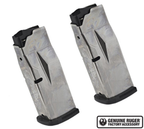 Ruger 90714 Max-9 Value Pack 10rd Magazine Fits Ruger Max-9 9mm Luger E-Nickel 2 Pack