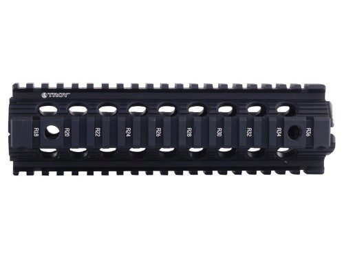 Troy Ind SRAIMRFD9BT00 Drop In Accessory Rail AR-15 Black Hardcoat Anodized Aluminum