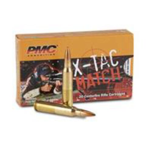 PMC 223XM X-Tac Match Competition 223 Rem 77 gr Open Tip Match (OTM) 20 Per Box/10 Cs