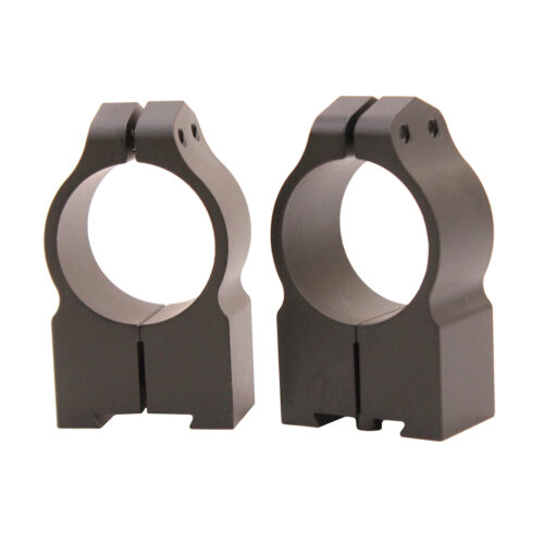 Warne 2TM Maxima Grooved Receiver Ring Set Fixed For Rifle Tikka Dovetail High 1 Tube Matte Black Steel